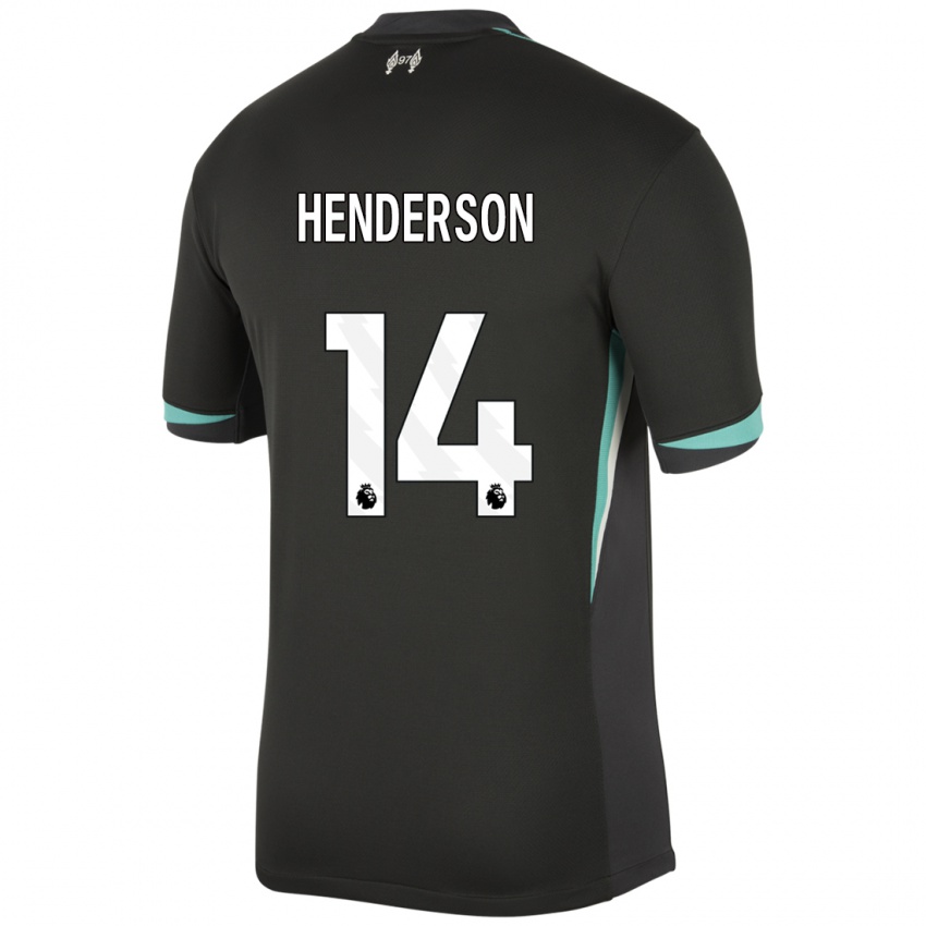 Dětské Henderson #14 Černá Antracitově Bílá Daleko Hráčské Dresy 2024/25 Dres