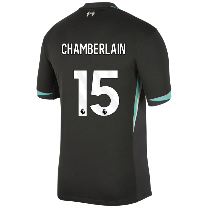 Dětské Alex Oxlade Chamberlain #15 Černá Antracitově Bílá Daleko Hráčské Dresy 2024/25 Dres