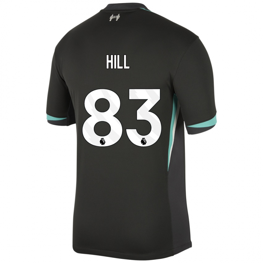 Dětské Thomas Hill #83 Černá Antracitově Bílá Daleko Hráčské Dresy 2024/25 Dres