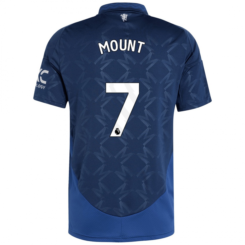 Dětské Mason Mount #7 Indigo Daleko Hráčské Dresy 2024/25 Dres