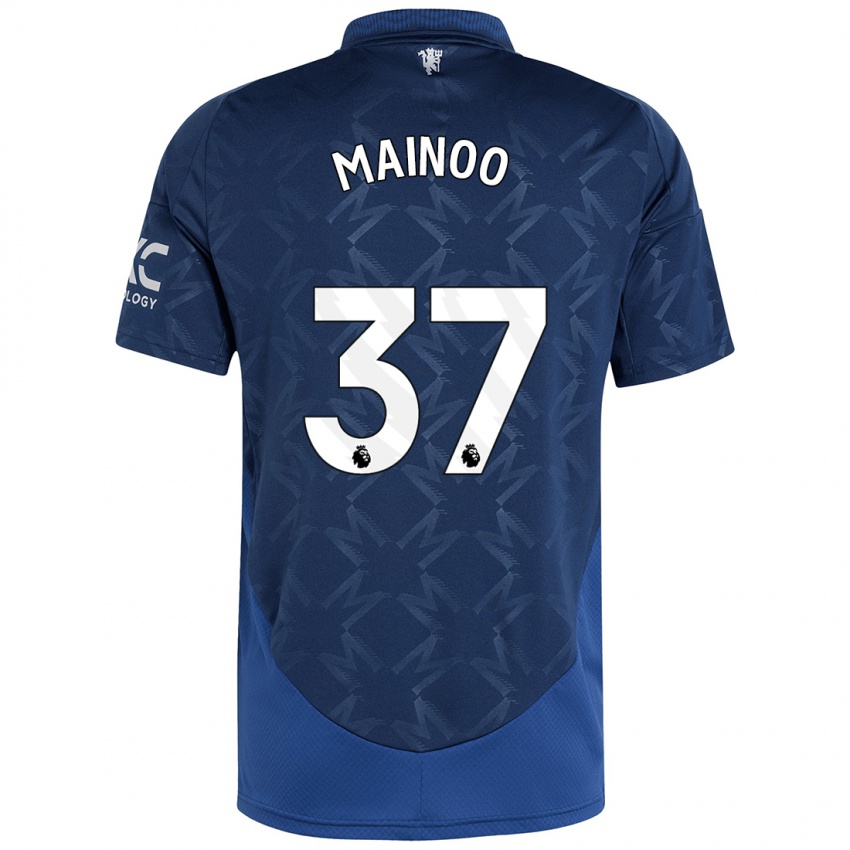 Dětské Kobbie Mainoo #37 Indigo Daleko Hráčské Dresy 2024/25 Dres