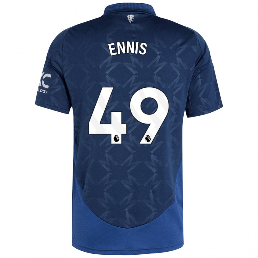 Dětské Ethan Ennis #49 Indigo Daleko Hráčské Dresy 2024/25 Dres