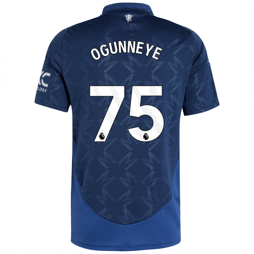 Dětské Habeeb Ogunneye #75 Indigo Daleko Hráčské Dresy 2024/25 Dres