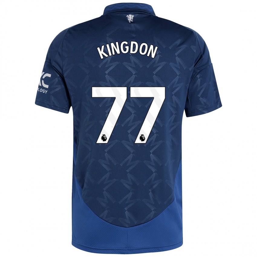 Dětské Jack Kingdon #77 Indigo Daleko Hráčské Dresy 2024/25 Dres