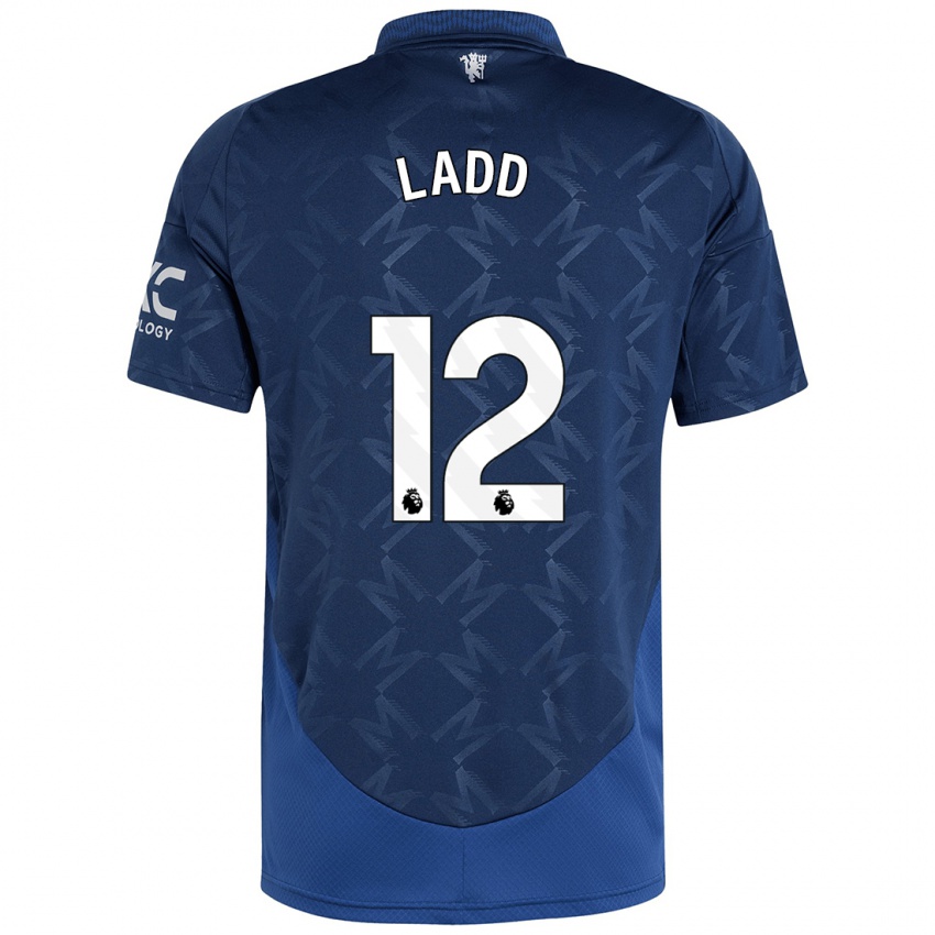 Dětské Hayley Ladd #12 Indigo Daleko Hráčské Dresy 2024/25 Dres