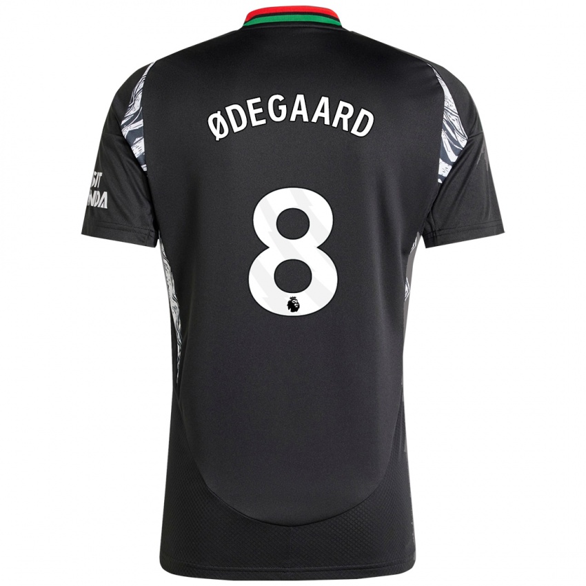 Dětské Martin Odegaard #8 Černý Daleko Hráčské Dresy 2024/25 Dres