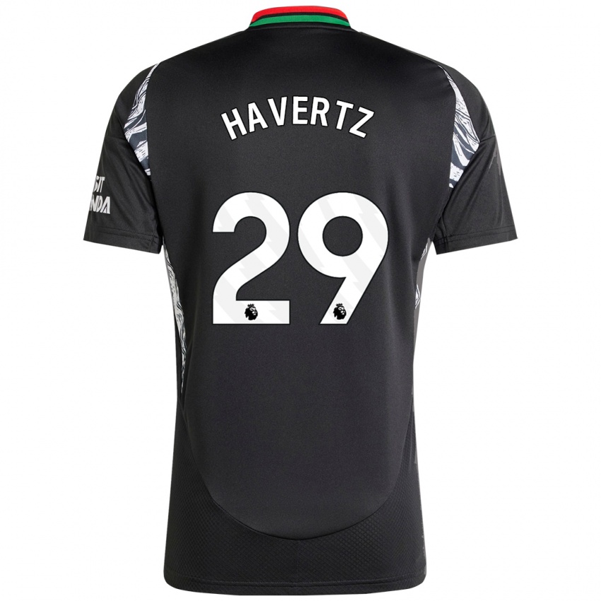 Dětské Kai Havertz #29 Černý Daleko Hráčské Dresy 2024/25 Dres