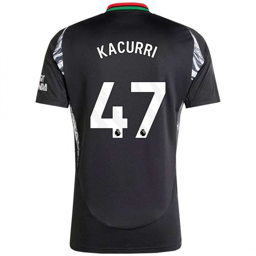 Dětské Maldini Kacurri #47 Černý Daleko Hráčské Dresy 2024/25 Dres