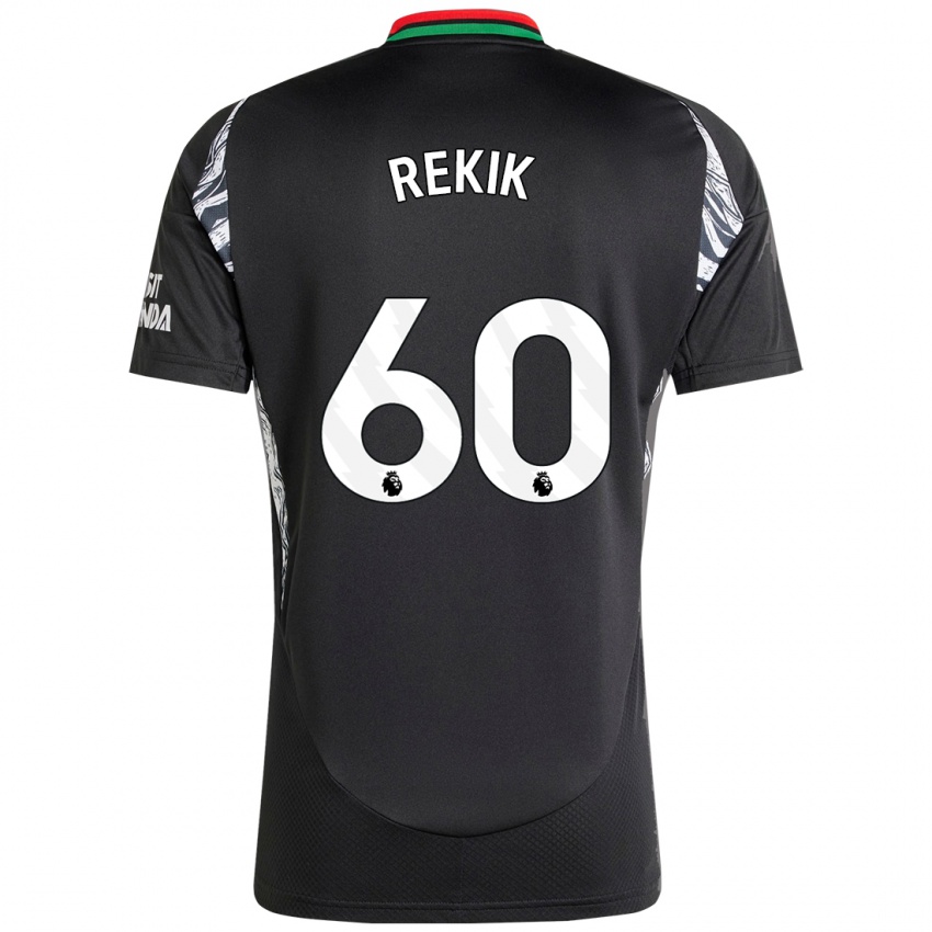 Dětské Omar Rekik #60 Černý Daleko Hráčské Dresy 2024/25 Dres