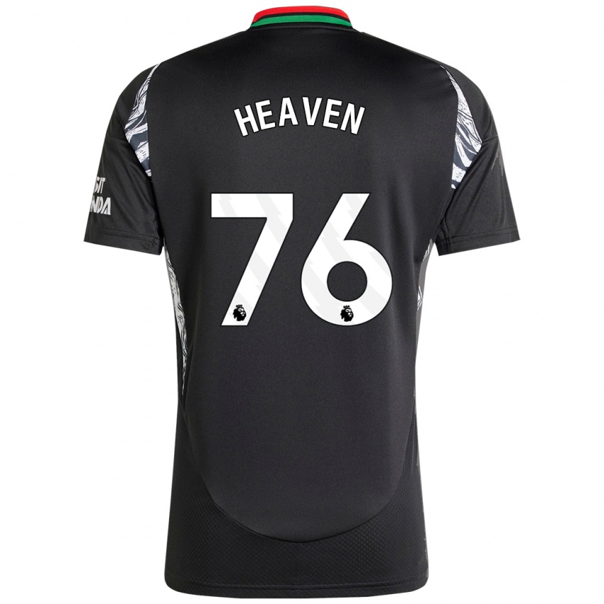 Dětské Ayden Heaven #76 Černý Daleko Hráčské Dresy 2024/25 Dres