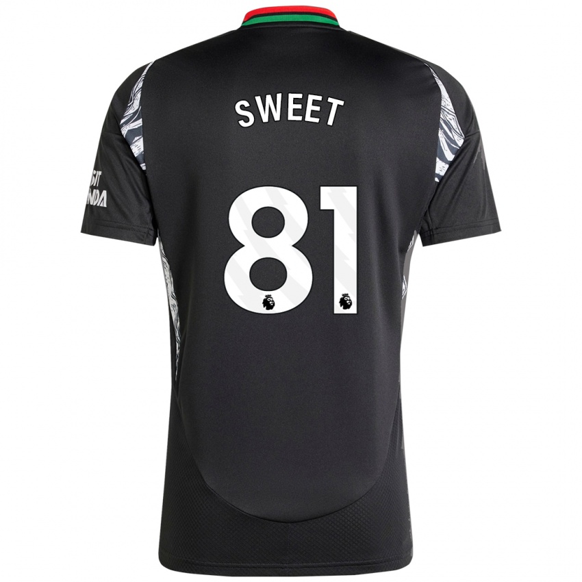 Dětské Will Sweet #81 Černý Daleko Hráčské Dresy 2024/25 Dres