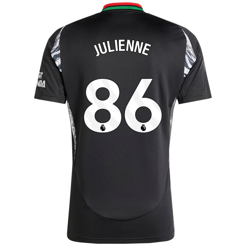 Dětské Theo Julienne #86 Černý Daleko Hráčské Dresy 2024/25 Dres