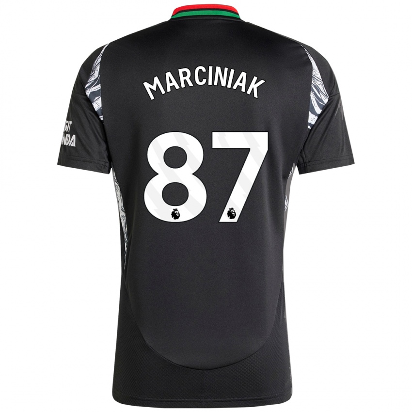 Dětské Alex Marciniak #87 Černý Daleko Hráčské Dresy 2024/25 Dres