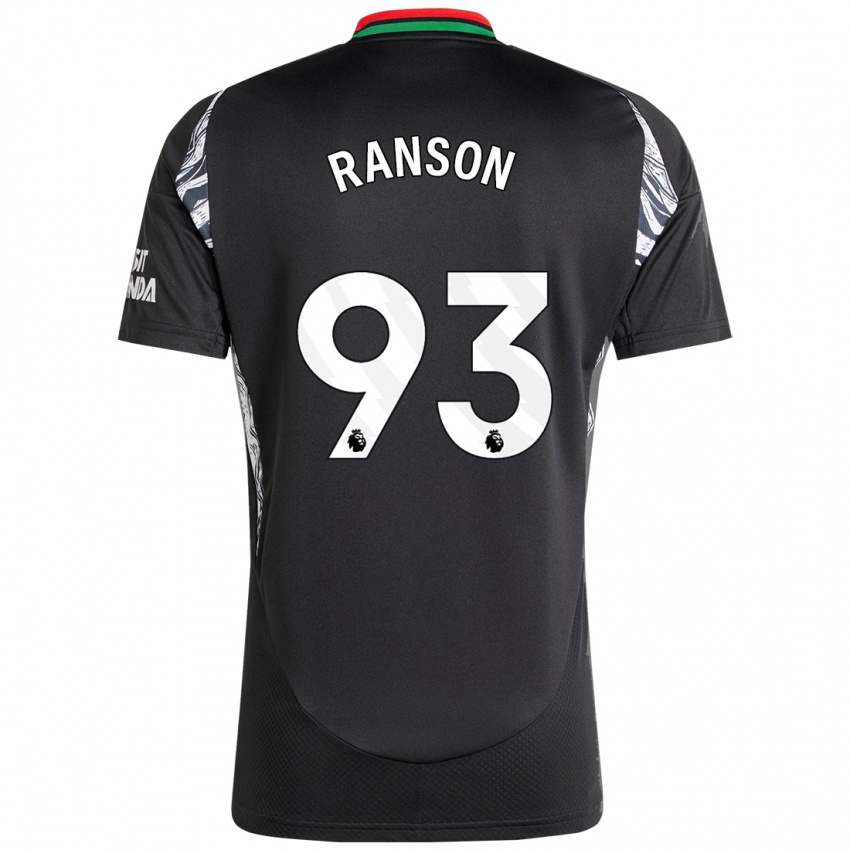 Dětské Khari Ranson #93 Černý Daleko Hráčské Dresy 2024/25 Dres