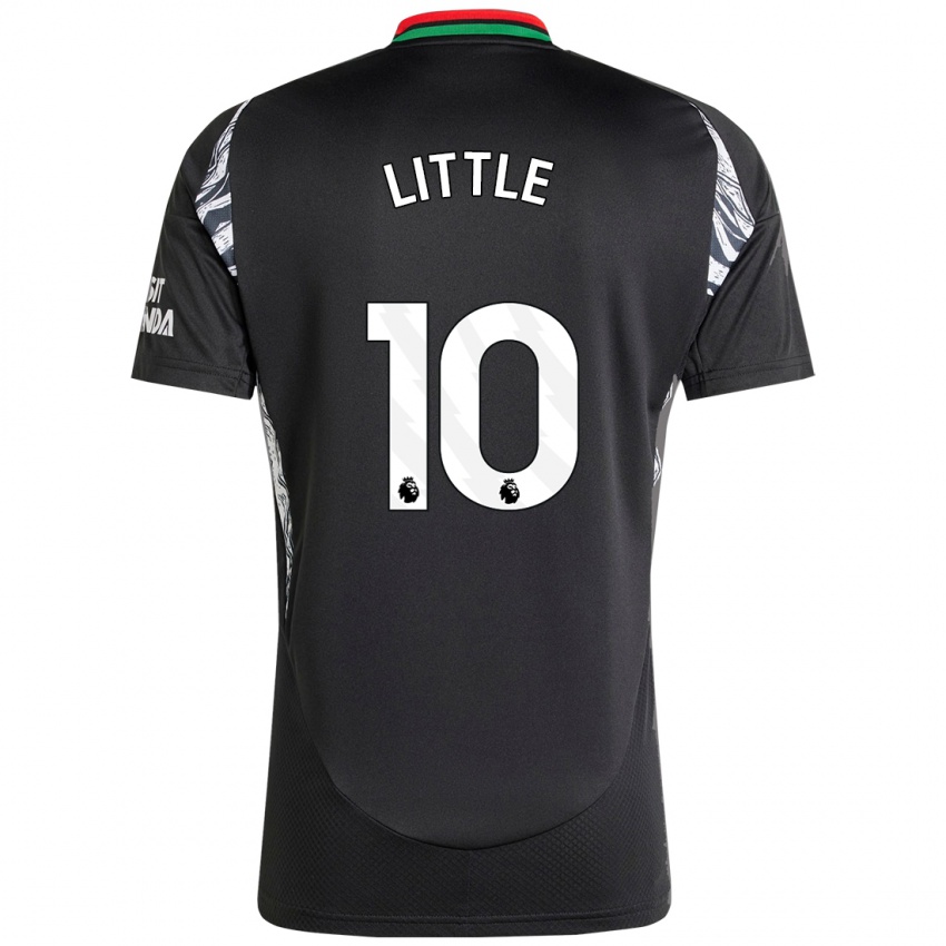 Dětské Kim Little #10 Černý Daleko Hráčské Dresy 2024/25 Dres