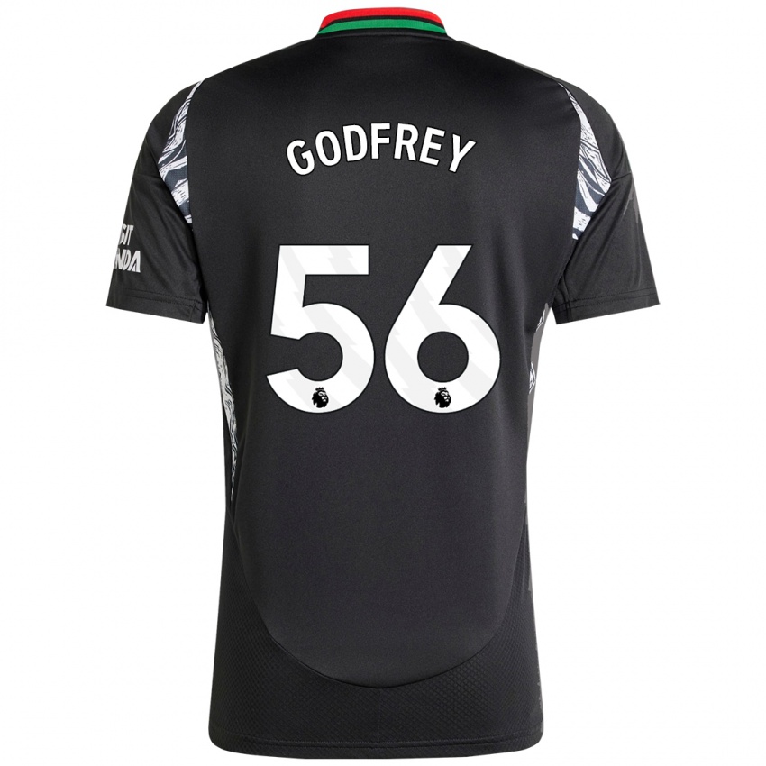 Dětské Freya Godfrey #56 Černý Daleko Hráčské Dresy 2024/25 Dres