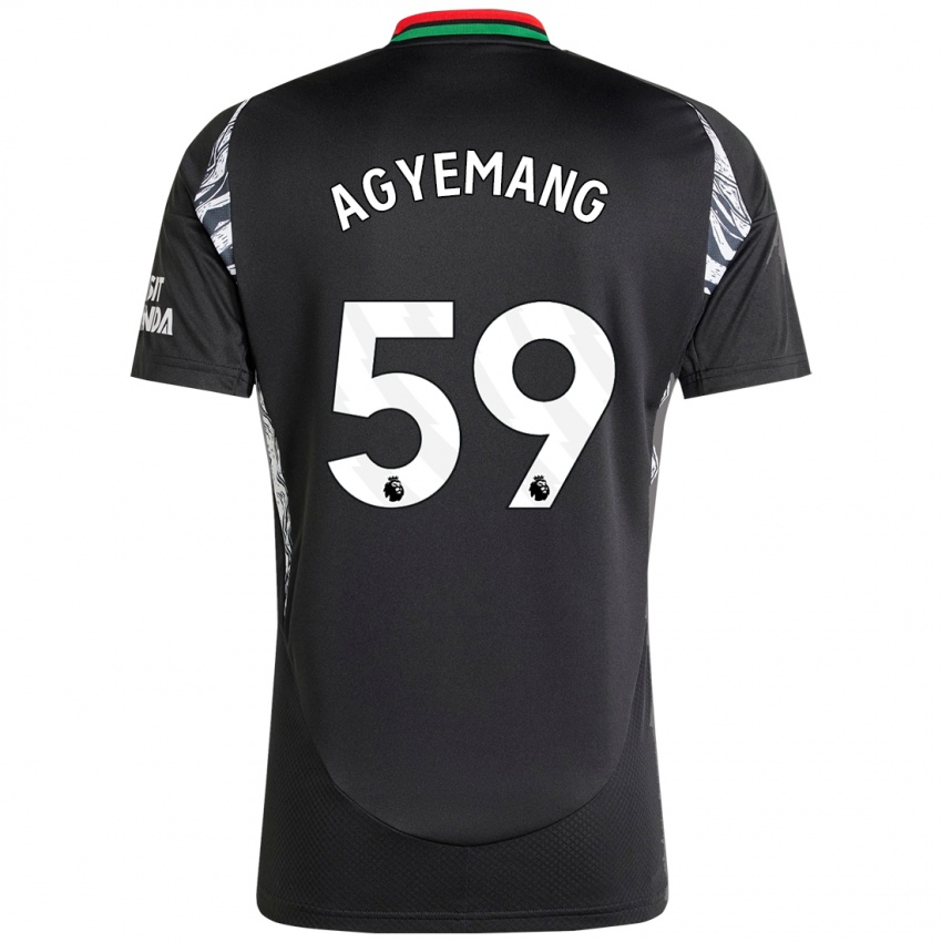 Dětské Michelle Agyemang #59 Černý Daleko Hráčské Dresy 2024/25 Dres