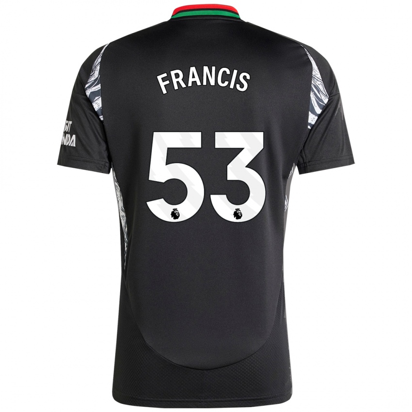 Dětské Jack Henry Francis #53 Černý Daleko Hráčské Dresy 2024/25 Dres