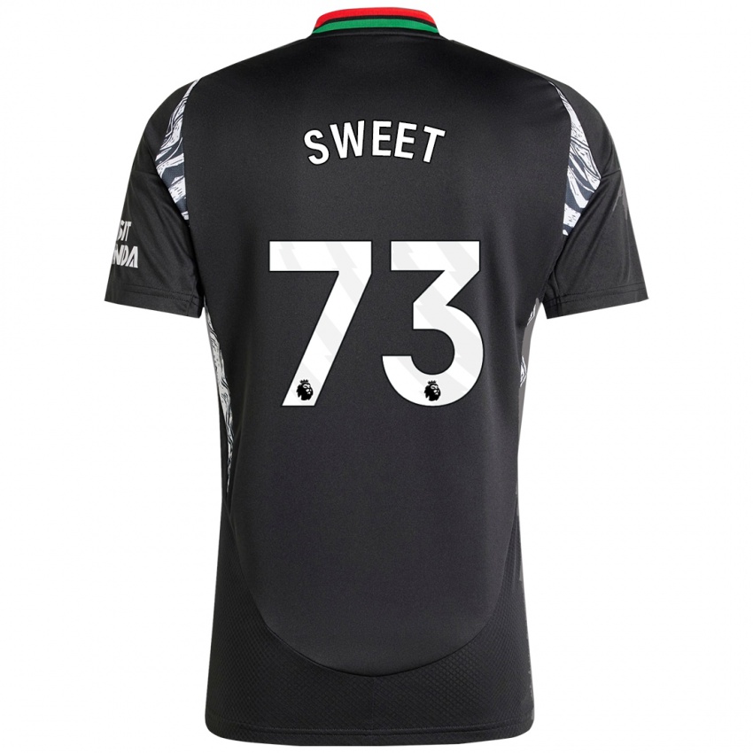 Dětské James Sweet #73 Černý Daleko Hráčské Dresy 2024/25 Dres