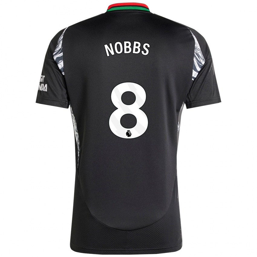 Dětské Nobbs #8 Černý Daleko Hráčské Dresy 2024/25 Dres