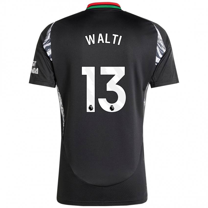 Dětské Lia Walti #13 Černý Daleko Hráčské Dresy 2024/25 Dres