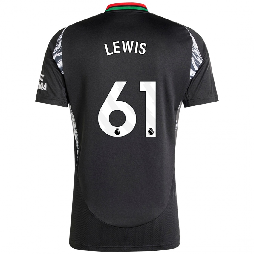 Dětské George Lewis #61 Černý Daleko Hráčské Dresy 2024/25 Dres