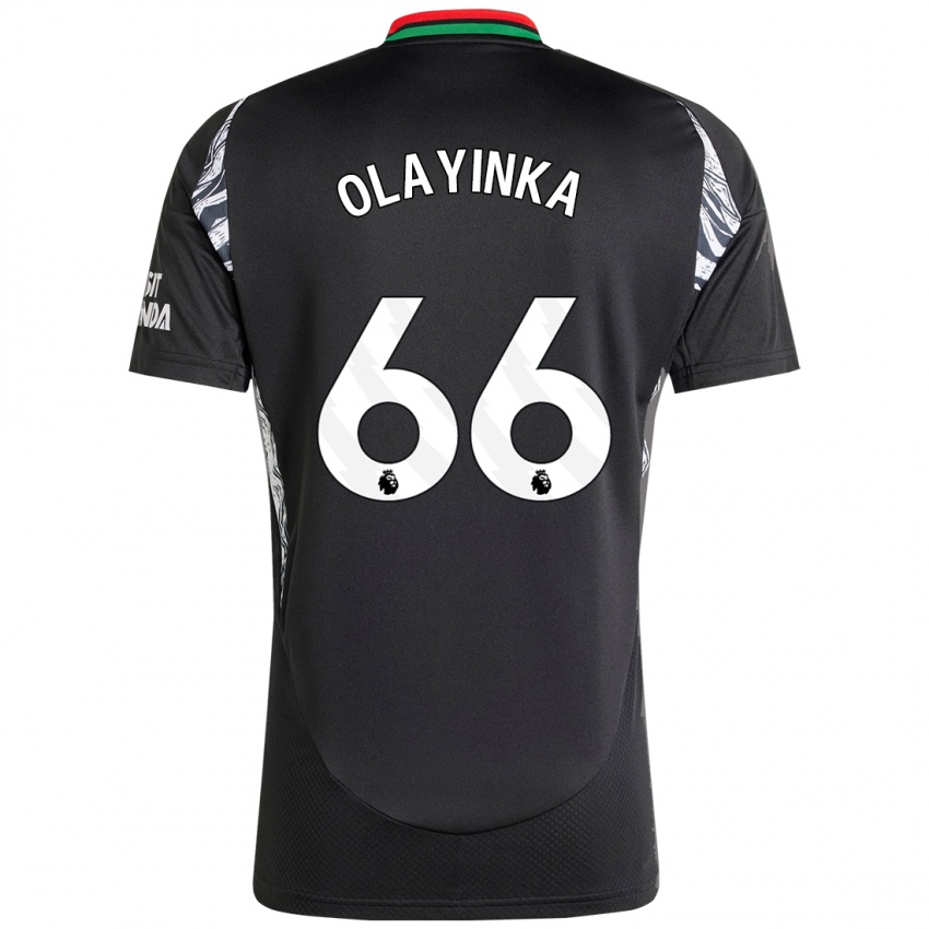 Dětské James Olayinka #66 Černý Daleko Hráčské Dresy 2024/25 Dres