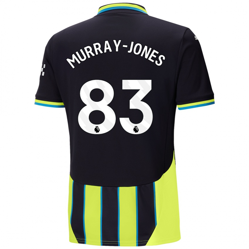 Dětské George Murray-Jones #83 Modrá Žlutá Daleko Hráčské Dresy 2024/25 Dres