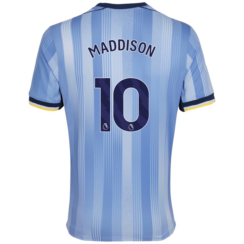 Dětské James Maddison #10 Světle Modrá Daleko Hráčské Dresy 2024/25 Dres