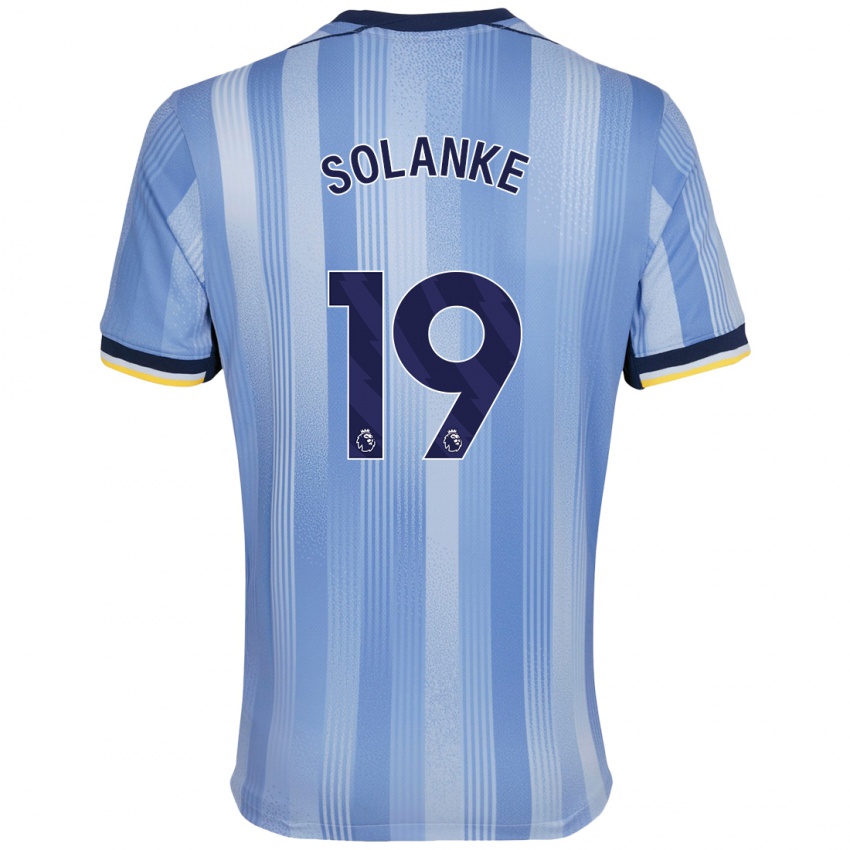 Dětské Dominic Solanke #19 Světle Modrá Daleko Hráčské Dresy 2024/25 Dres