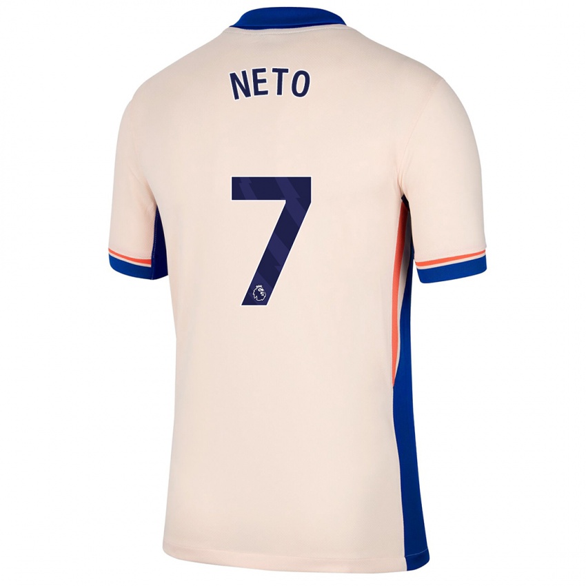 Dětské Pedro Neto #7 Světle Béžová Daleko Hráčské Dresy 2024/25 Dres