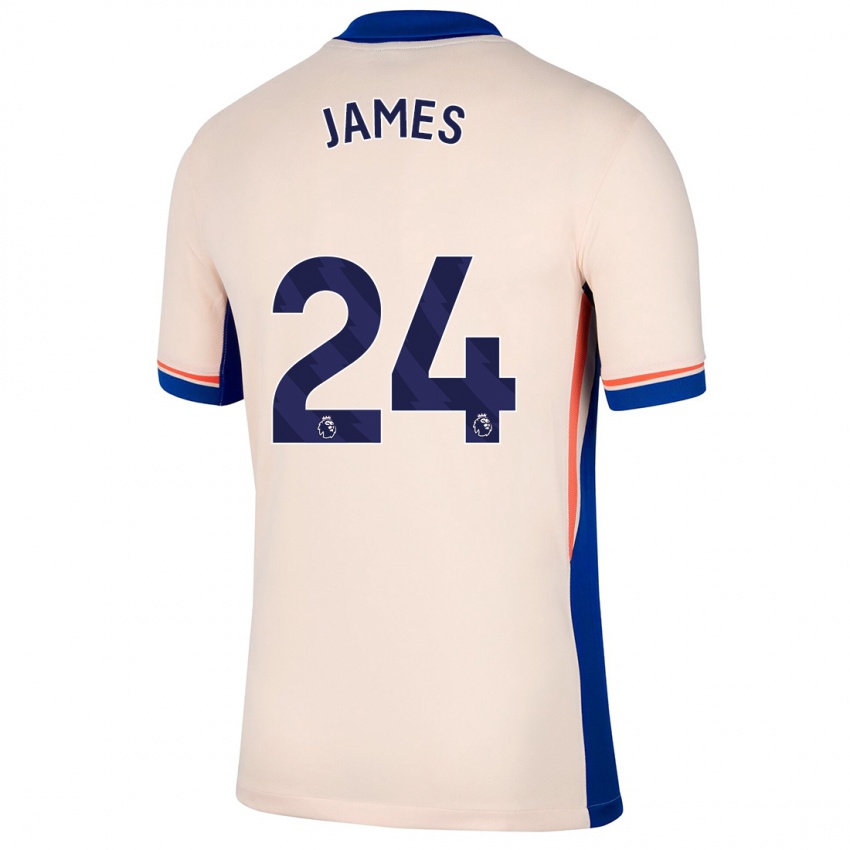 Dětské Reece James #24 Světle Béžová Daleko Hráčské Dresy 2024/25 Dres