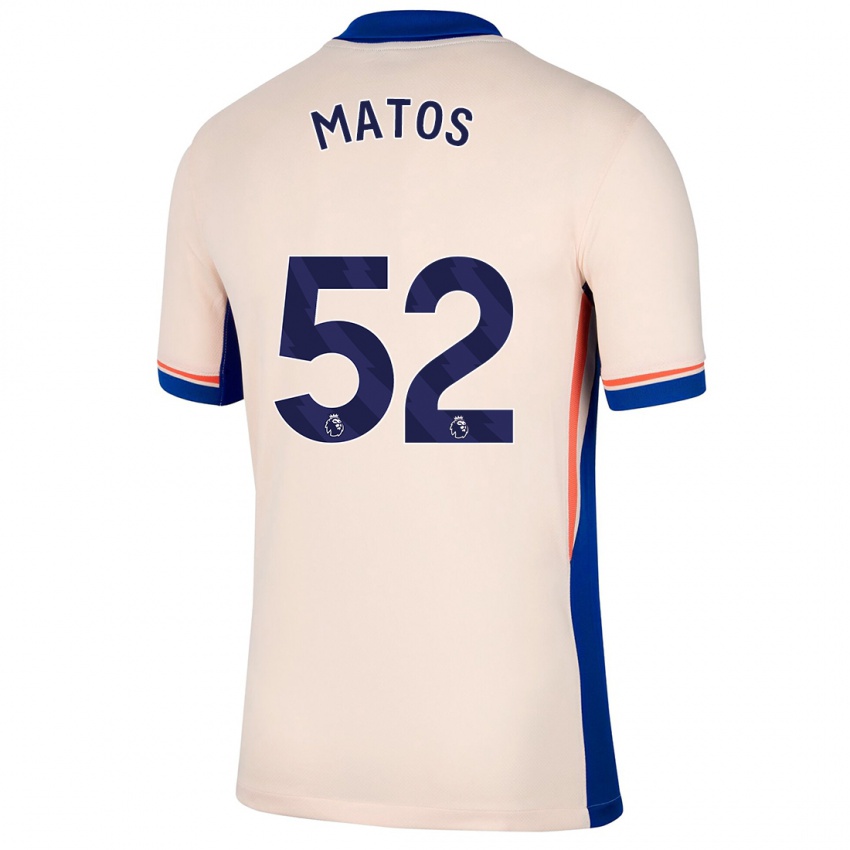 Dětské Alex Matos #52 Světle Béžová Daleko Hráčské Dresy 2024/25 Dres