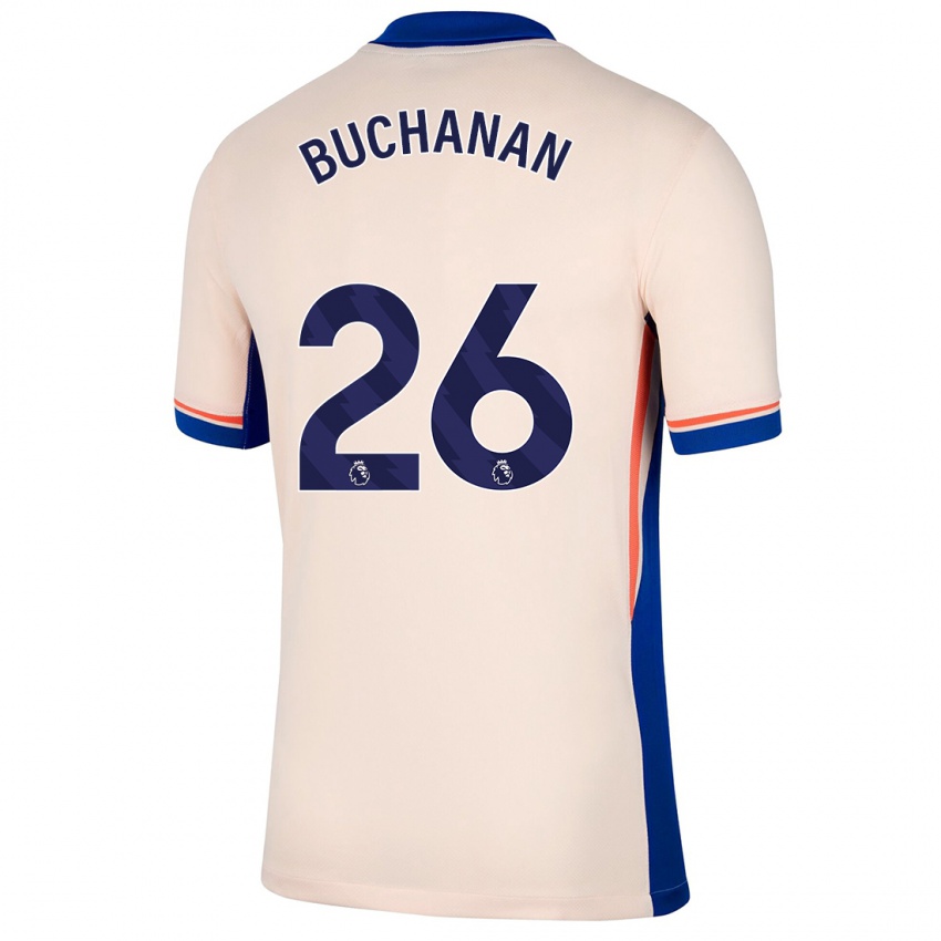 Dětské Kadeisha Buchanan #26 Světle Béžová Daleko Hráčské Dresy 2024/25 Dres