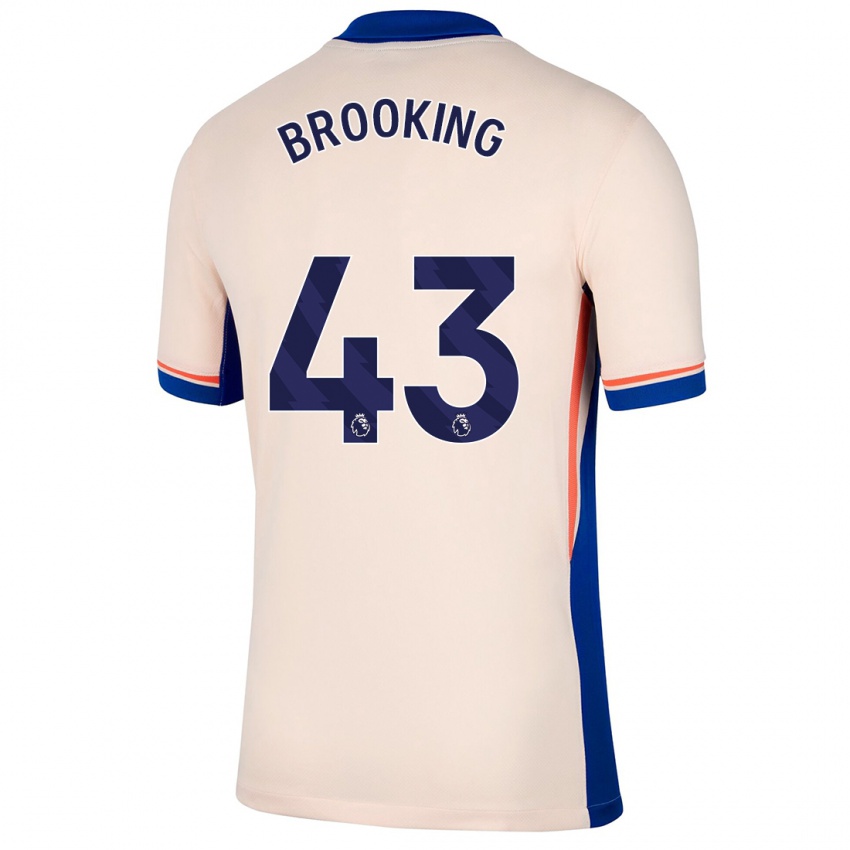 Dětské Josh Brooking #43 Světle Béžová Daleko Hráčské Dresy 2024/25 Dres