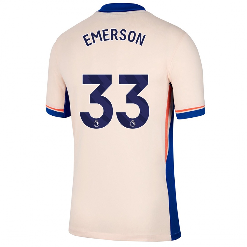 Dětské Emerson #33 Světle Béžová Daleko Hráčské Dresy 2024/25 Dres