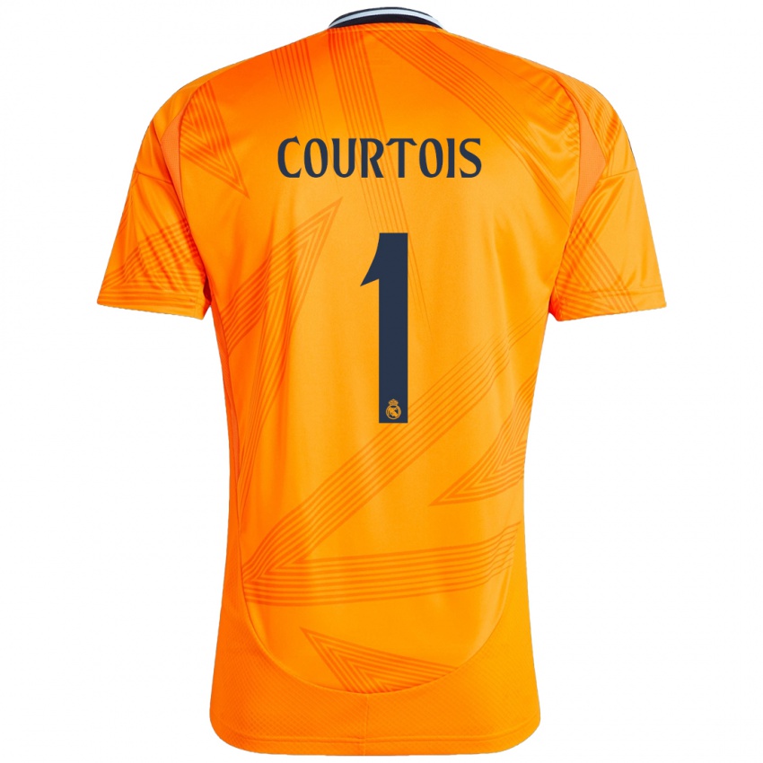 Dětské Thibaut Courtois #1 Pomerančový Daleko Hráčské Dresy 2024/25 Dres