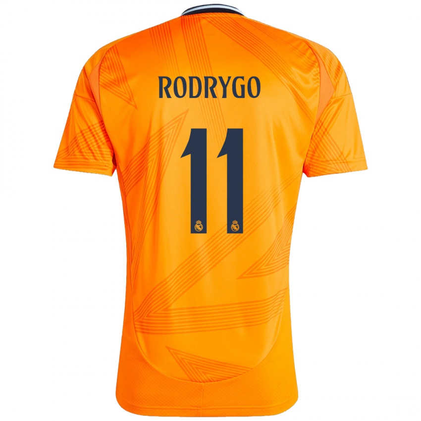 Dětské Rodrygo #11 Pomerančový Daleko Hráčské Dresy 2024/25 Dres