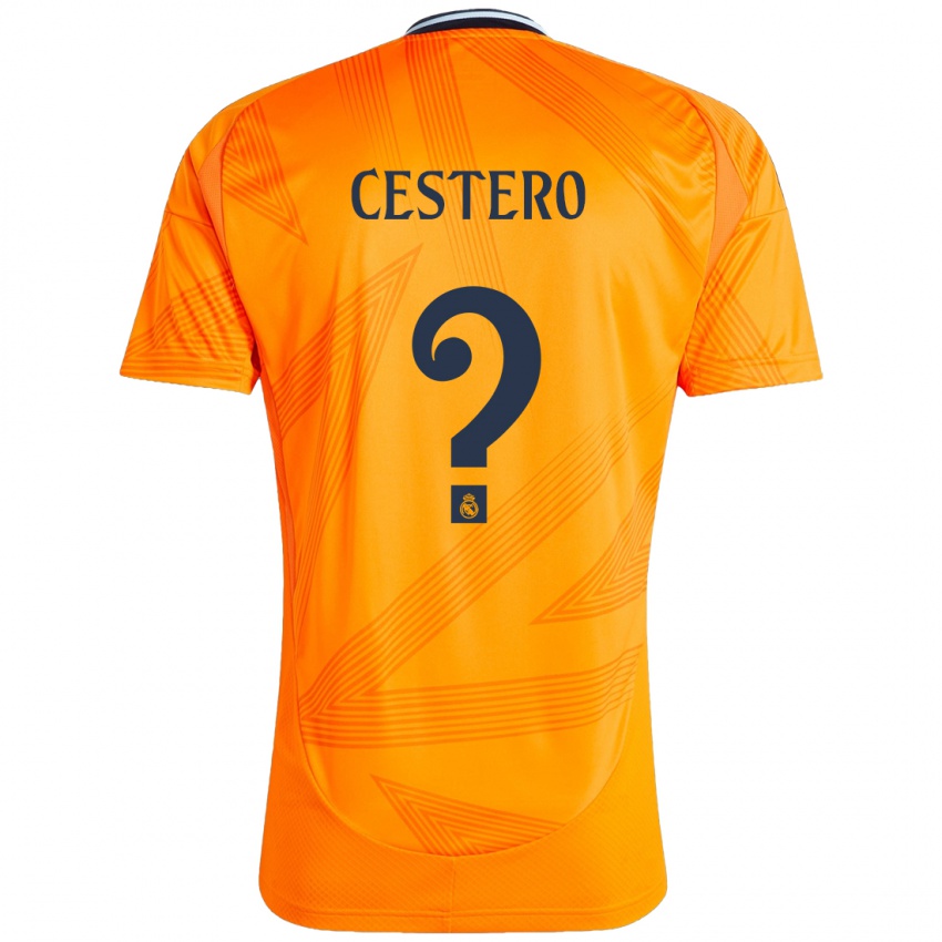 Dětské Jorge Cestero #0 Pomerančový Daleko Hráčské Dresy 2024/25 Dres