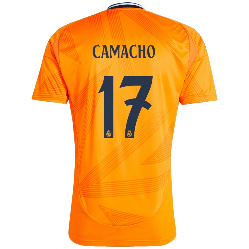 Dětské Carla Camacho #17 Pomerančový Daleko Hráčské Dresy 2024/25 Dres