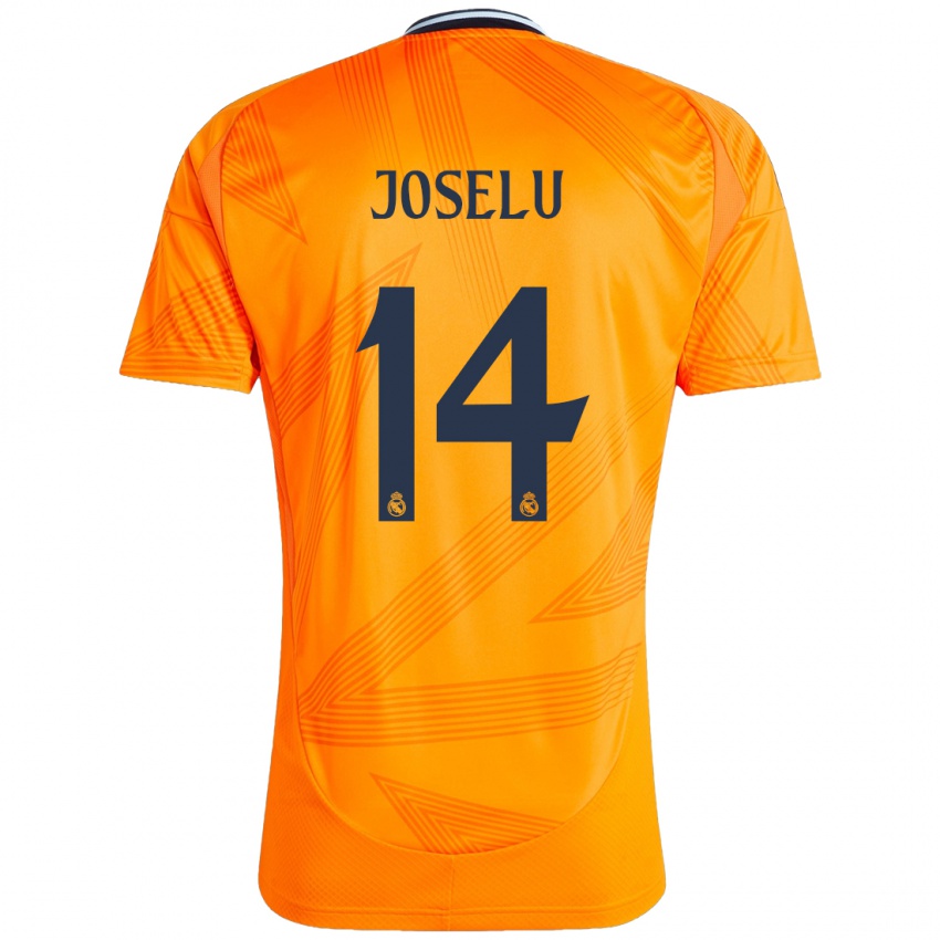 Dětské Joselu #14 Pomerančový Daleko Hráčské Dresy 2024/25 Dres