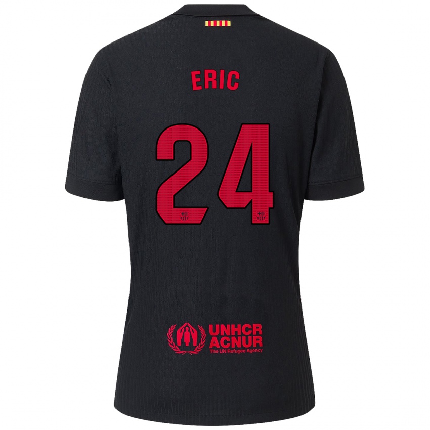 Dětské Eric Garcia #24 Černá Červená Daleko Hráčské Dresy 2024/25 Dres