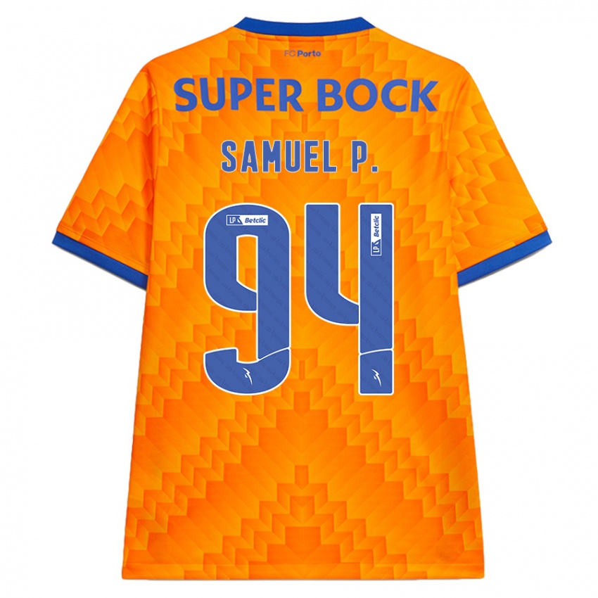 Dětské Samuel #94 Pomerančový Daleko Hráčské Dresy 2024/25 Dres