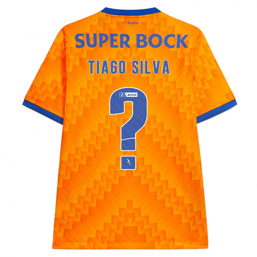 Dětské Tiago Silva #0 Pomerančový Daleko Hráčské Dresy 2024/25 Dres