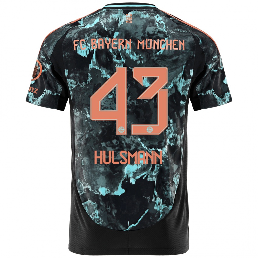 Dětské Tom Hulsmann #43 Černý Daleko Hráčské Dresy 2024/25 Dres