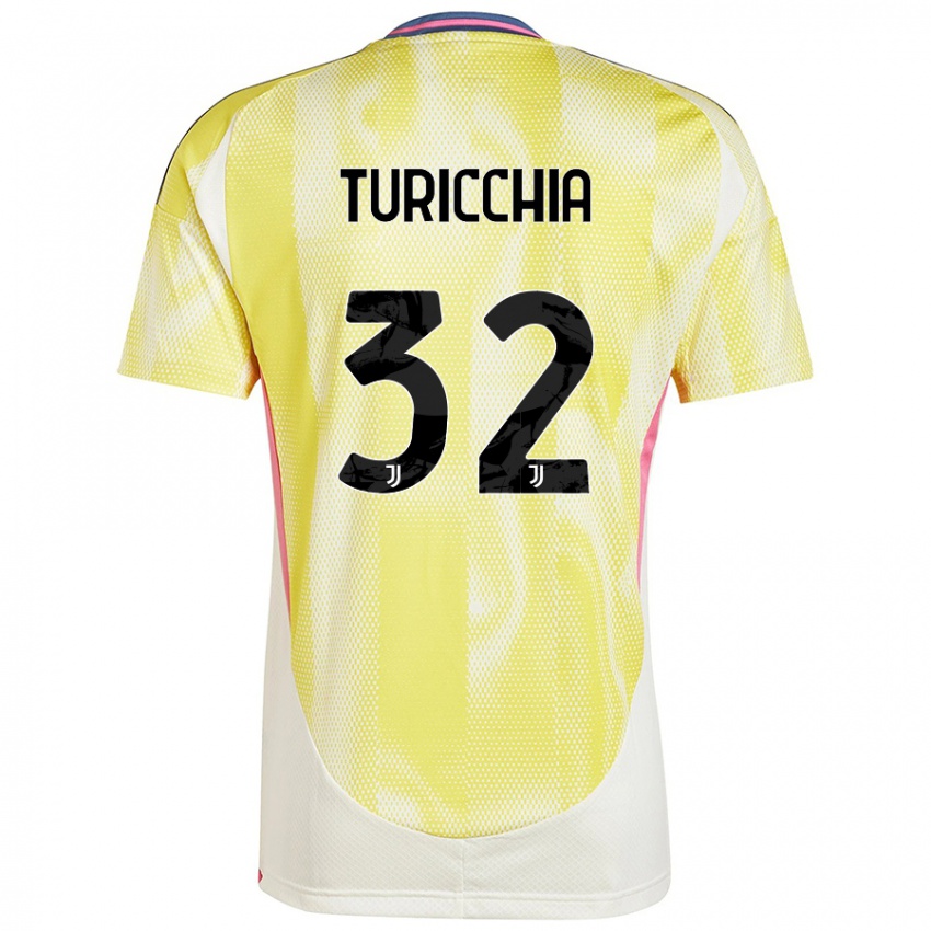 Dětské Riccardo Turicchia #32 Solární Žlutá Daleko Hráčské Dresy 2024/25 Dres