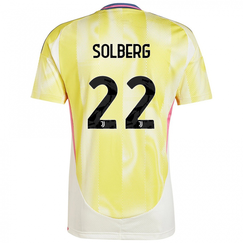 Dětské Elias Solberg #22 Solární Žlutá Daleko Hráčské Dresy 2024/25 Dres