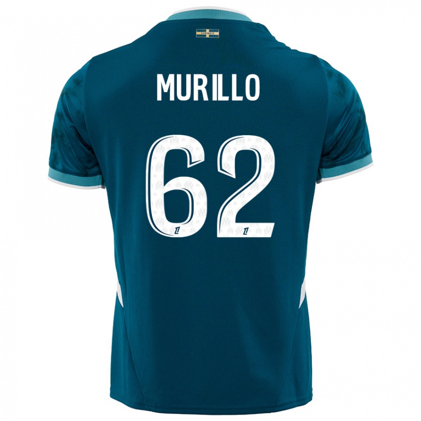 Dětské Amir Murillo #62 Tyrkysově Modré Daleko Hráčské Dresy 2024/25 Dres