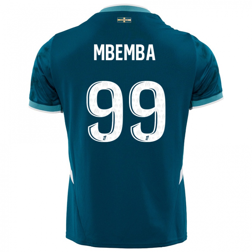 Dětské Chancel Mbemba #99 Tyrkysově Modré Daleko Hráčské Dresy 2024/25 Dres