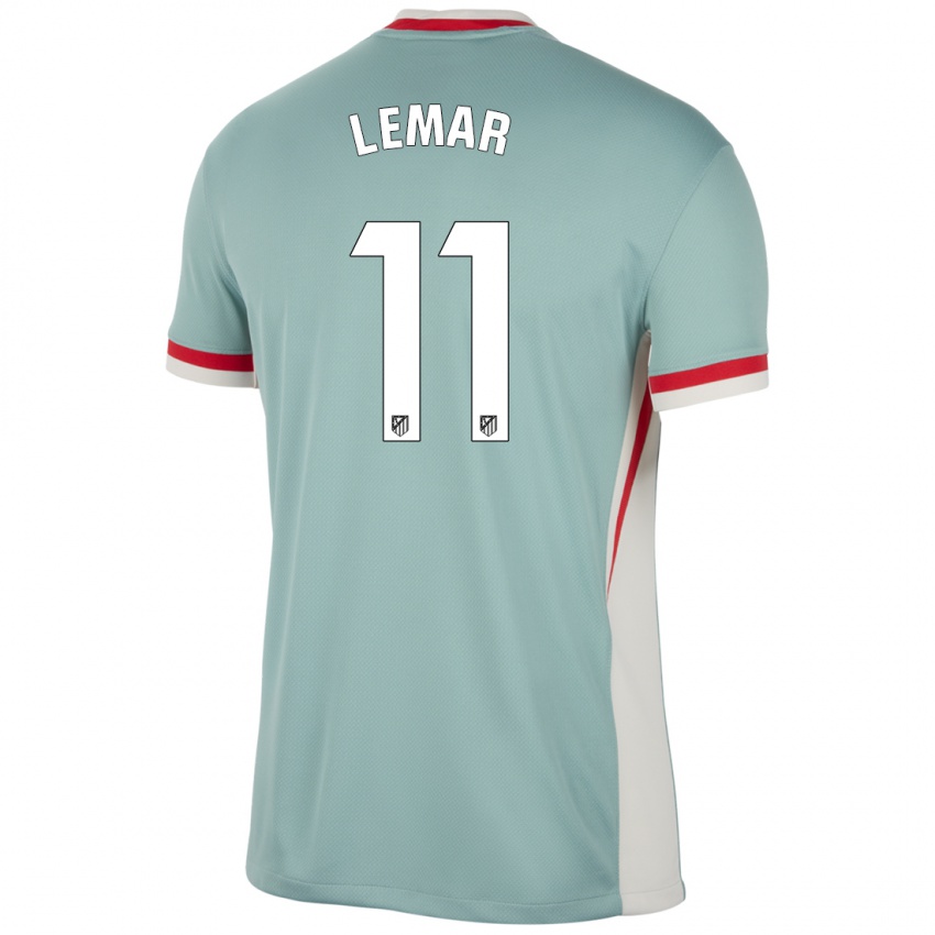 Dětské Thomas Lemar #11 Světle Béžově Modrá Daleko Hráčské Dresy 2024/25 Dres